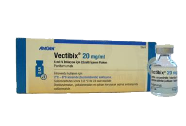 VECTIBIX 20 MG/ML 20 ML IV INFUZYON ICIN COZELTI ICEREN FLAKON, 1 ADET