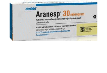ARANESP 30 MCG KULLANIMA HAZIR DOLU ENJEKTOR ICINDE ENJEKSIYONLUK COZELTI, 4 ADET