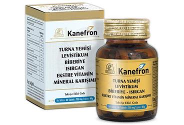 KANEFRON TURNA YEMISI LEVISTIKUM BIBERIYE-ISIRGAN EKSTRE VITAMIN MINERAL KARISIMI TAKVIYE EDICI GIDA 60 tablet