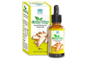 CALM WAY ZENCEFIL EKSTRESI VE VITAMIN B6 ICEREN TAKVIYE EDICI GIDA 30 ml şişe