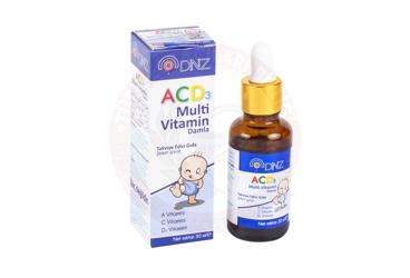 DNZ ACD3 MULTIVITAMIN DAMLA 30 ml şişe