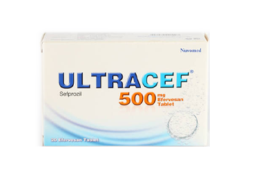 ULTRACEF 500 MG EFERVESAN TABLET, 20 ADET