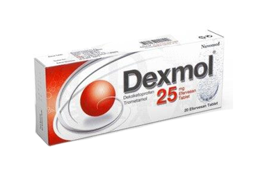 DEXMOL 25 MG EFERVESAN TABLET, 20 ADET
