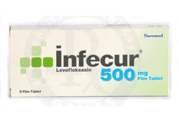 INFECUR 500 MG FILM TABLET, 5 ADET