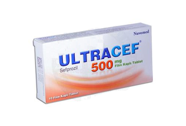 ULTRACEF 500 MG FILM TABLET, 20 ADET