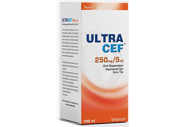 ULTRACEF 250 MG/5 ML ORAL SUSPANSIYON ICIN KURU TOZ, 100 ML