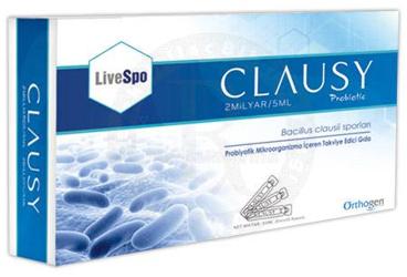 CLAUSY PROBIYOTIK MIKROORGANIZMA ICEREN TAKVIYE EDICI GIDA - COCUK 10x5 ml flakon