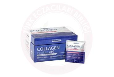 NUTRAFARM COLLAGEN PEPTIDES 360 TAKVIYE EDICI GIDA SASE 30 saşe